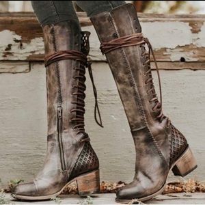 Freebirds Carver Knee Boots Like New